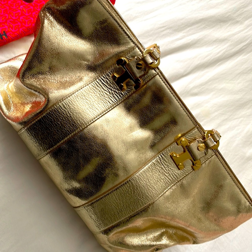 Gold Tory Burch Tote/Bag